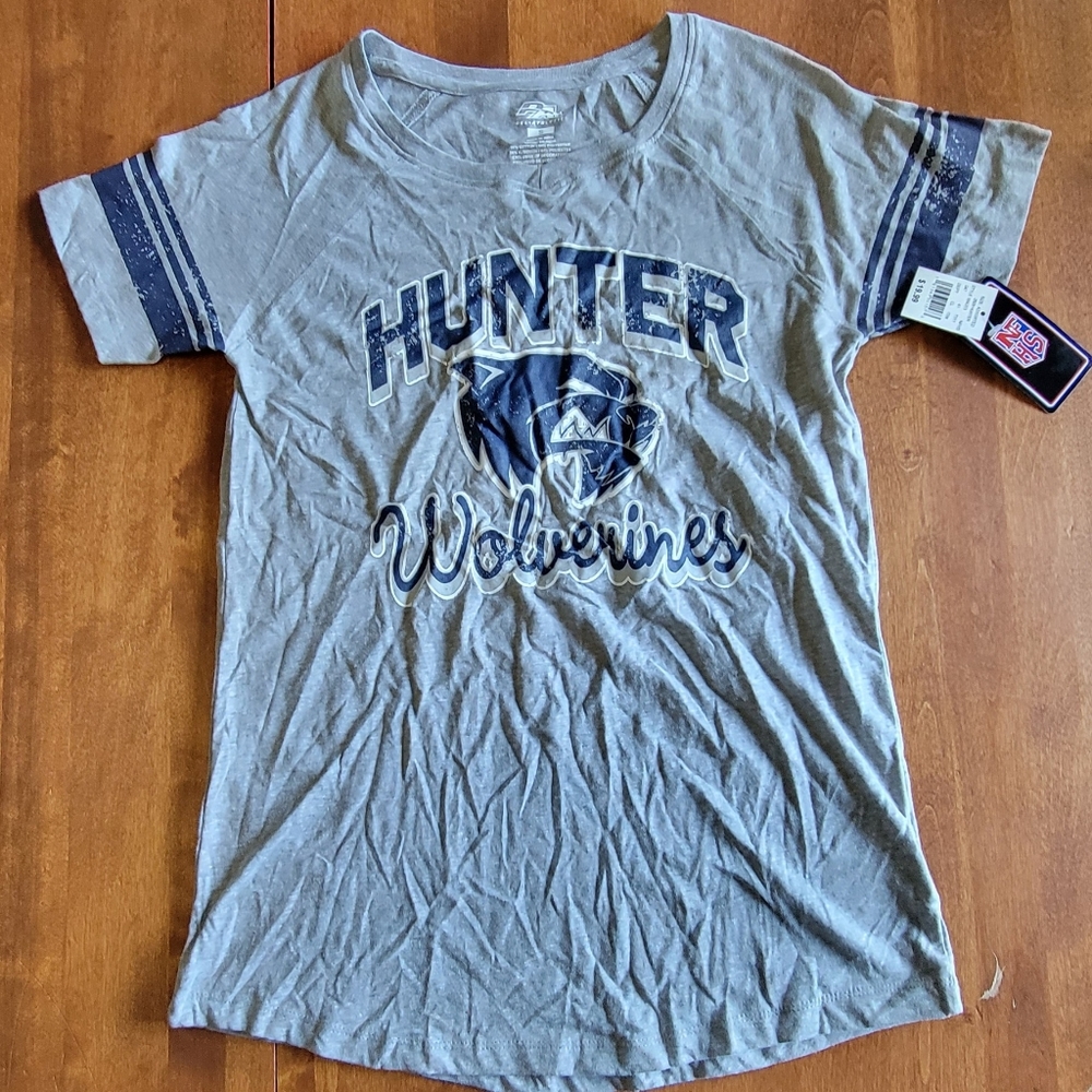 NWT Pel Athletic, Grey, Short Sleeve Shirt, Large/Small